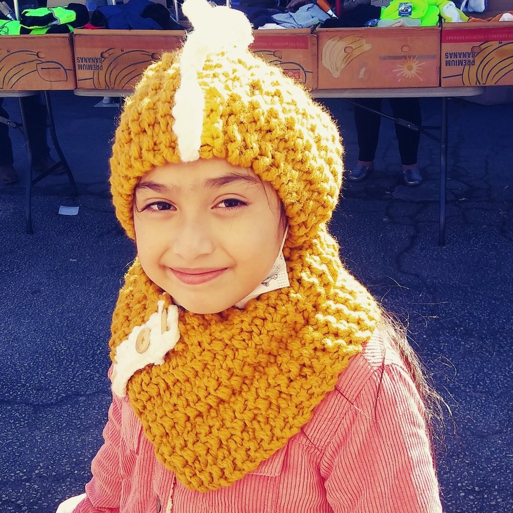 Dinosaur Kids Crochet Hat Scarf Combo